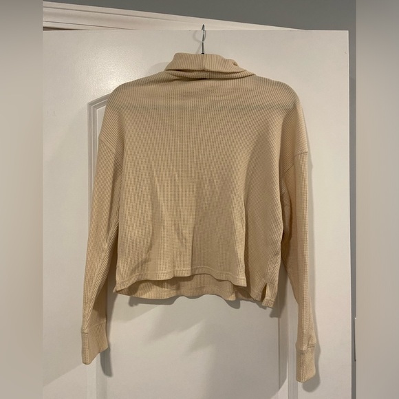 Womens Abercrombie & Fitch Thermal Cowl Neck Top size XS - Picture 3 of 3